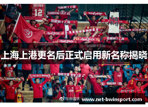 上海上港更名后正式启用新名称揭晓