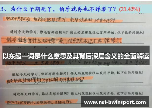 以东超一词是什么意思及其背后深层含义的全面解读